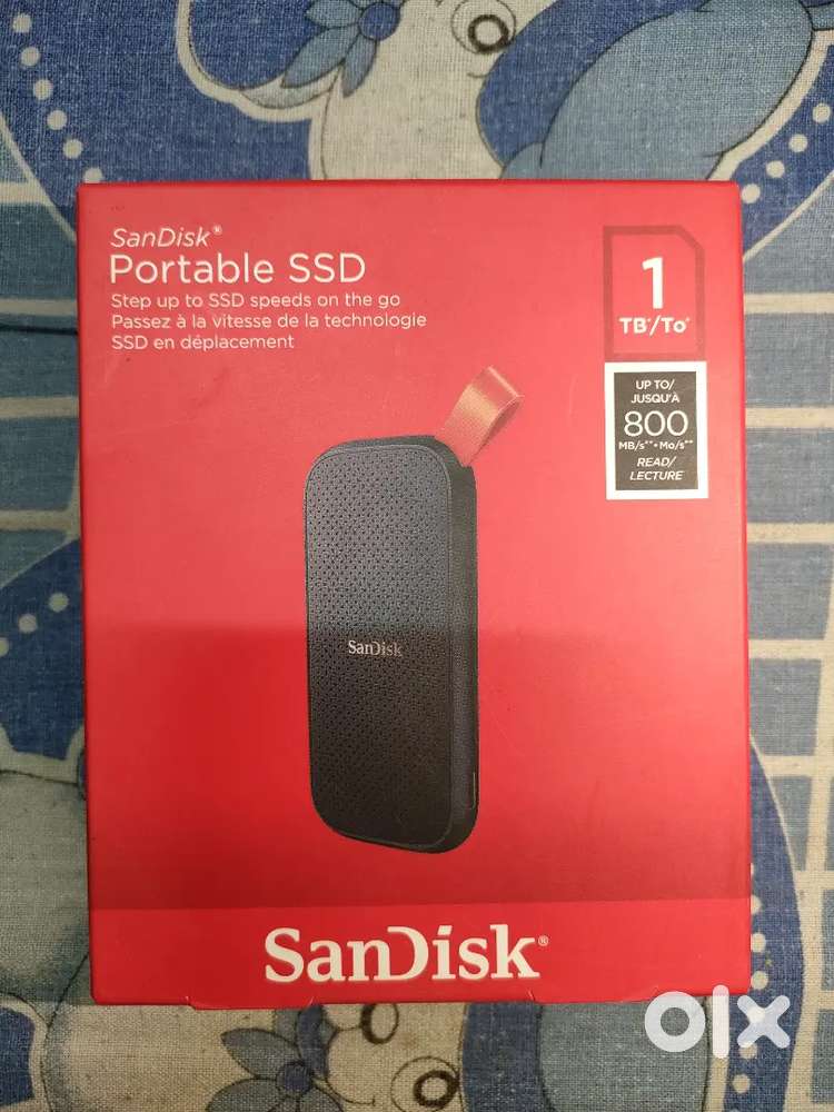 SanDisk portable SSD harddrive 1Tb
