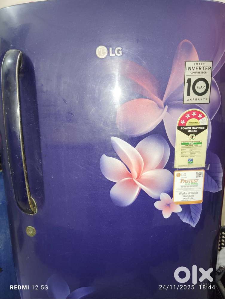 LG fridge, 190 litter, single door, 4 star