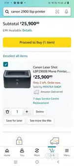 Canon 2900 B  Printer