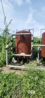 Water filter 3000ltr 2 tank pipe line