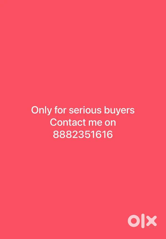 Only serious buyers can contact