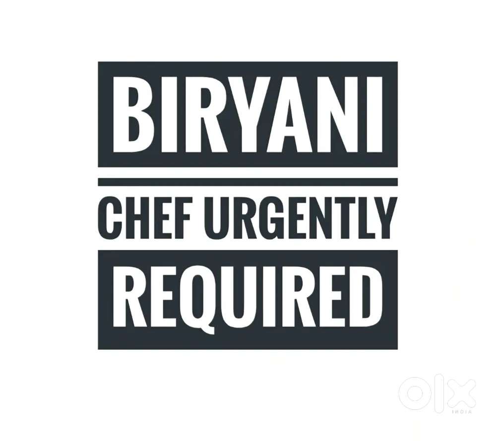 BIRYANI CHEF Required