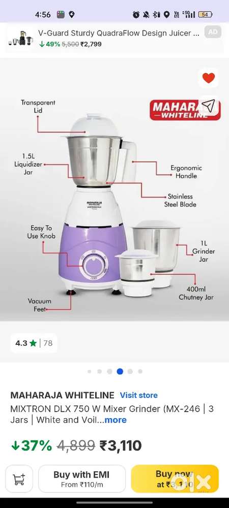 Maharaja Whiteline Mixtron DLX