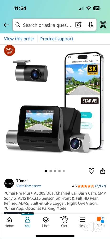Car Dash camera for urgent sale
