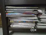 Notebooks and pens in bulk. The actual value is Rs20,000