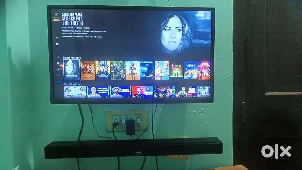 Ibell led tv 32 inch + impex sound bar