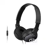 Sony MDR-ZX110AP Wired On-Ear Headphones with tangle free cable, 3.5mm