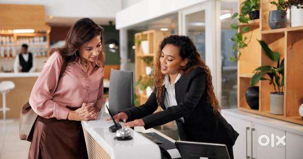 Only Female Receptionist & Front Office Required