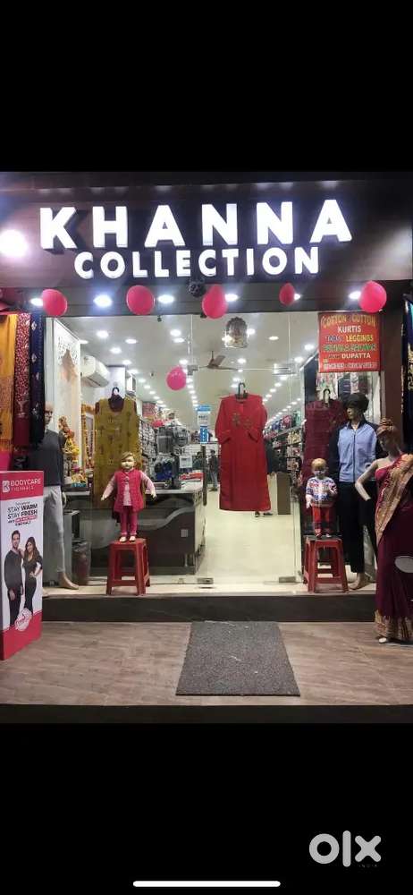 Khanna k liye ladke ladkiya chahiye 
Garments readymade showroom 
Pac