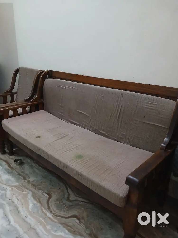Wooden sofa