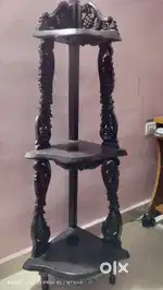 Corner stand wooden