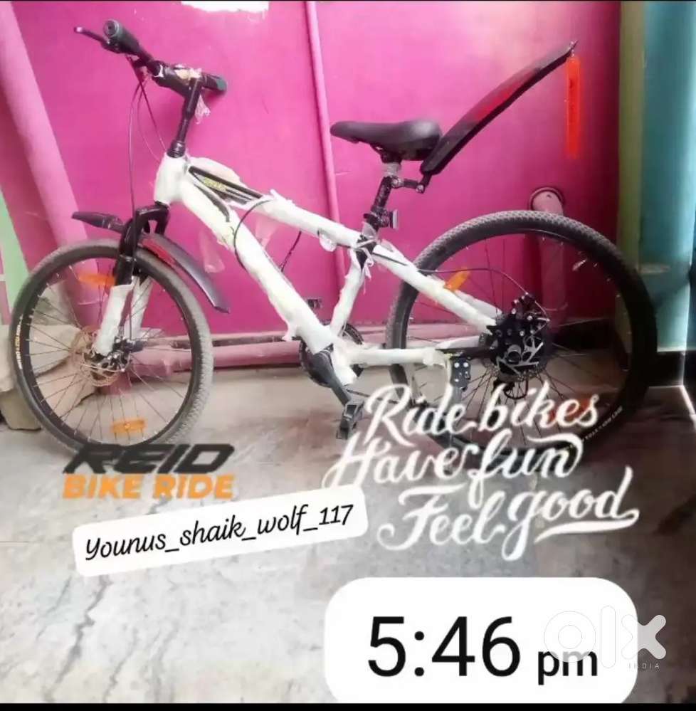 New 7 gears cycle with disk break it take it 2 months back