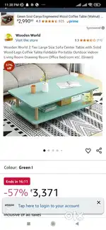 New table Folding hai