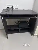 Computer Table with Storage + Comfortable Office Chair (Set)