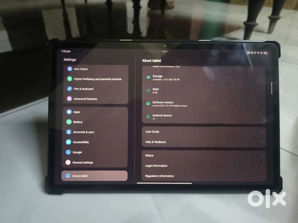 Lenovo tab p12 pro 8gb ram 128gb storage