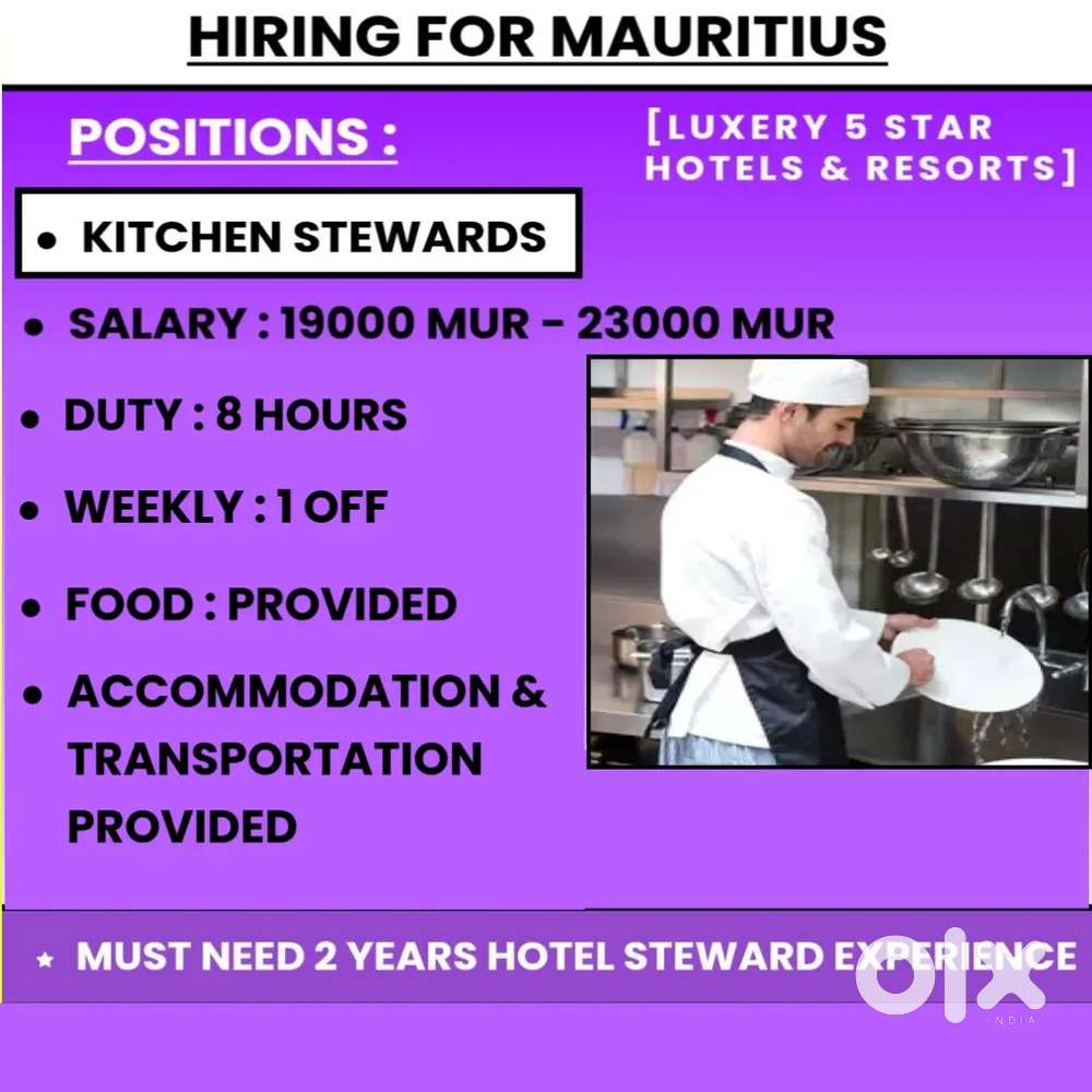 Cook,waiter