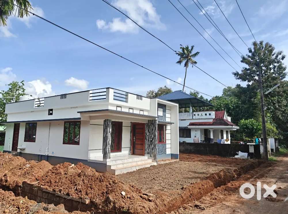 House and plot for sale.