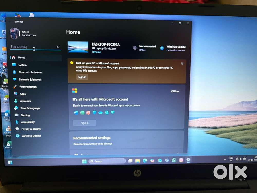 Hp laptop with good conditions