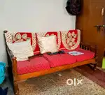 Original segun wood antique sofa(3seater)