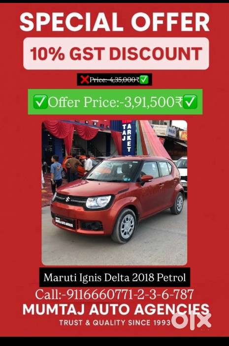 Maruti Suzuki Ignis 1.2 Delta MT, 2018, Petrol