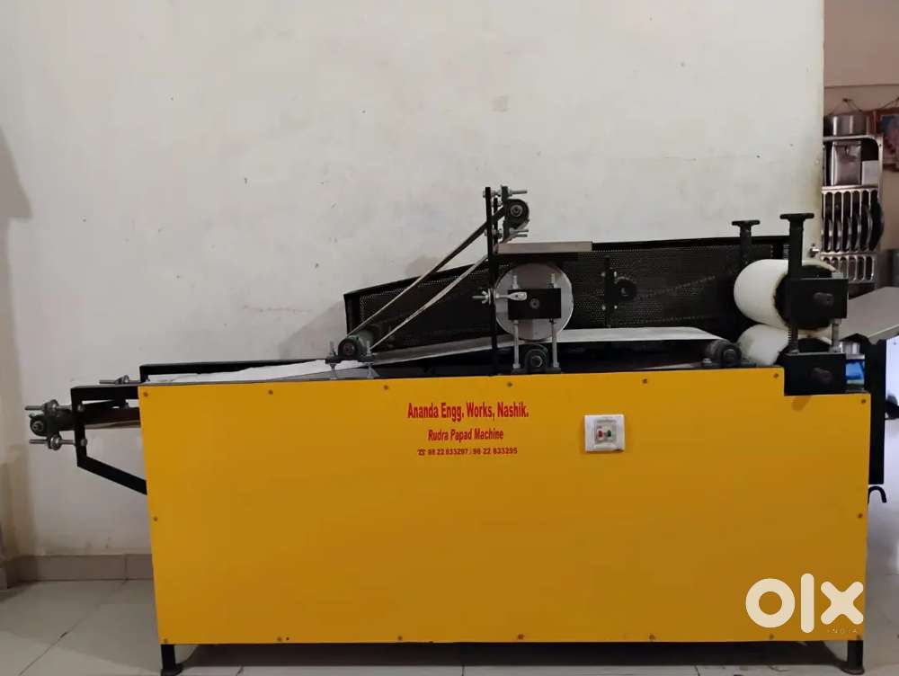 Papad machine only 1 year use, MIDC, Jalgaon