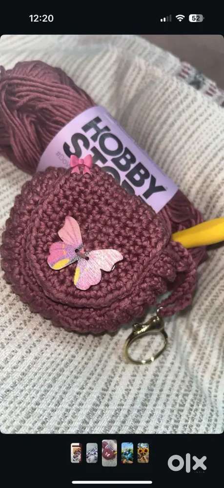Crochet hand bag handmade