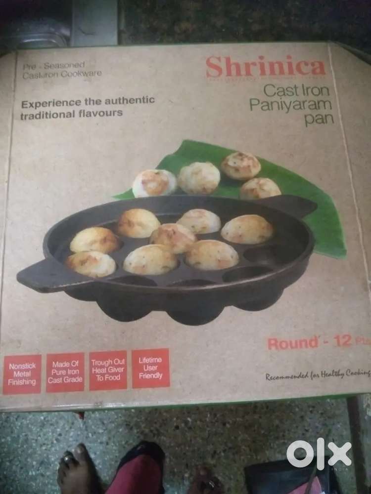 *Cast iron paniyaram pan and ovean tandoori plate sale*