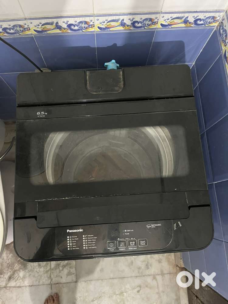 Panasonic 6.5 kg Fully Automatic Top Load Washing Machine Black, Grey