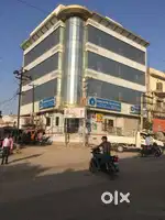 City tower, prime location, modern structure, with glass facade