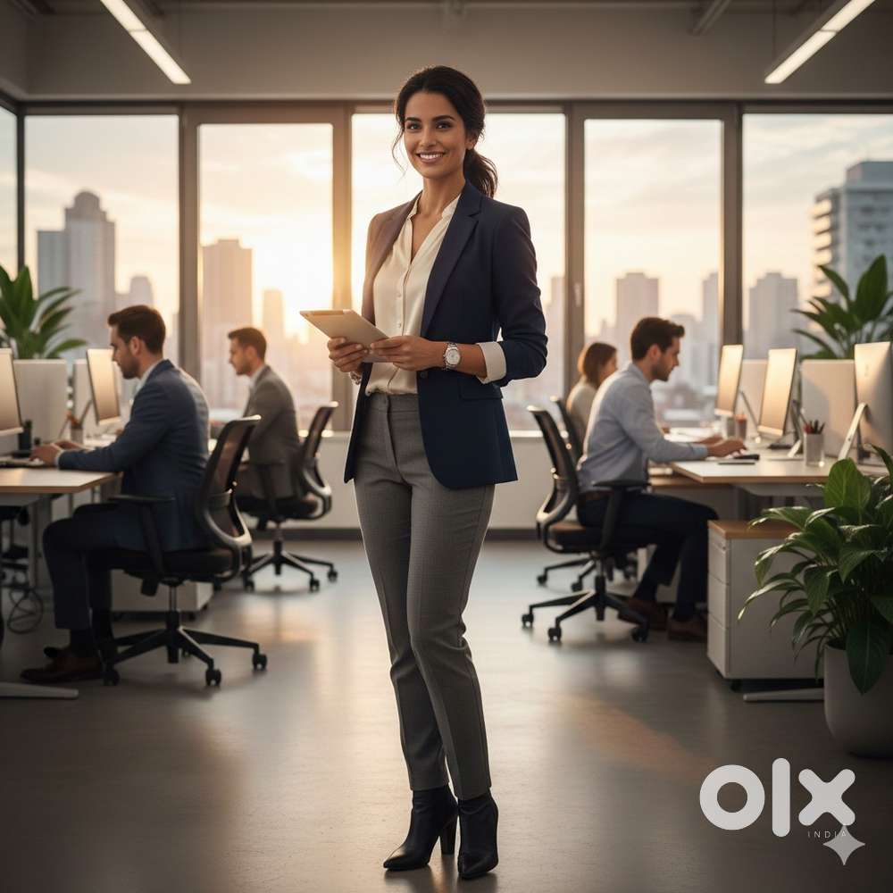 Looking LADY OFFICE STAFF