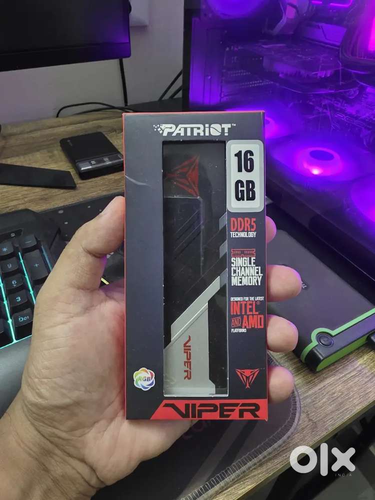 DDR5 16GB RGB RAM , Patriot Viper