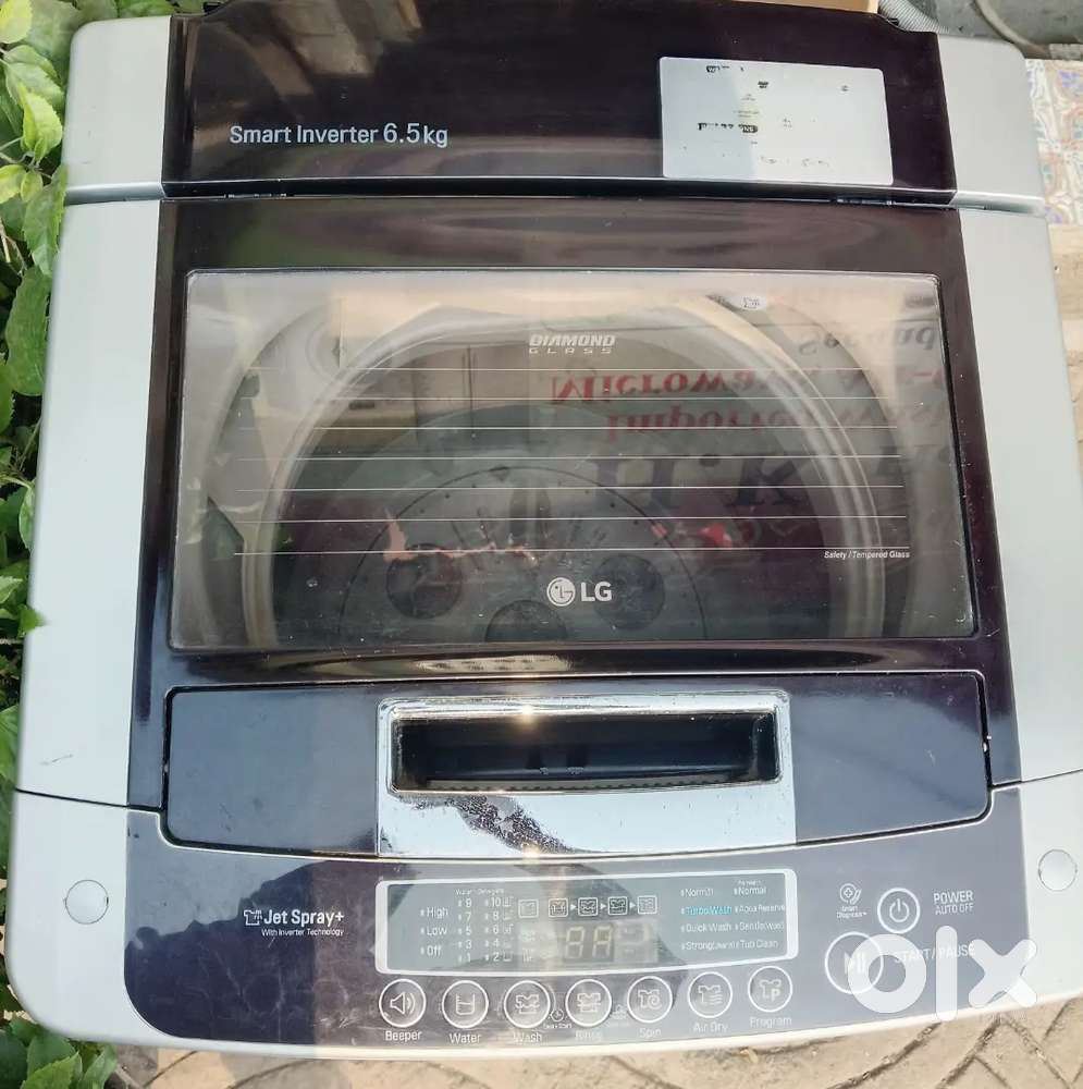 LG fully automatic washing Machine smart inverter light seving