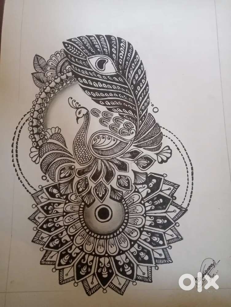 Mandala of peacock