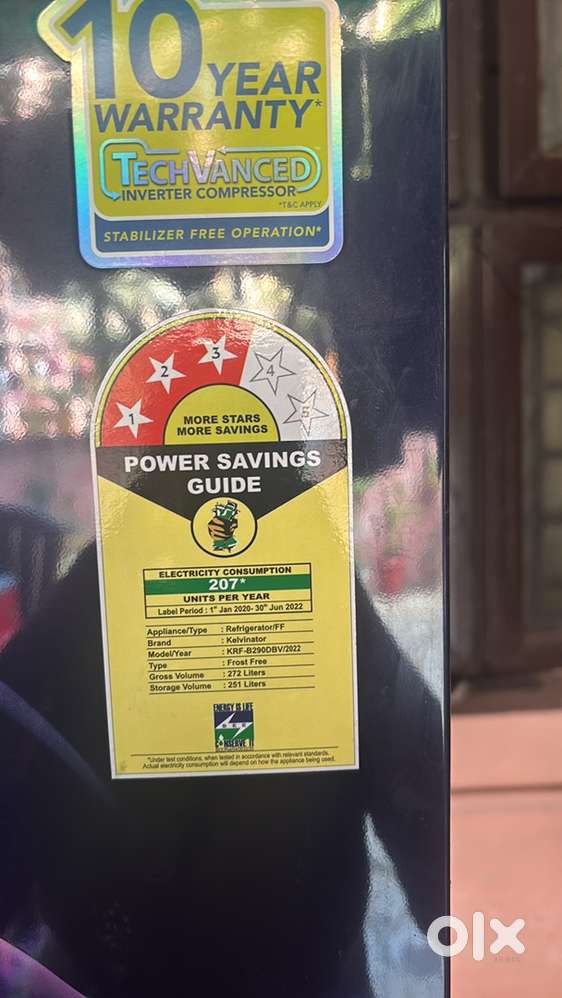 Double door Kelvinator fridge