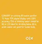 RO WATER PURIFIER DIGITAL TDS DISPLAY