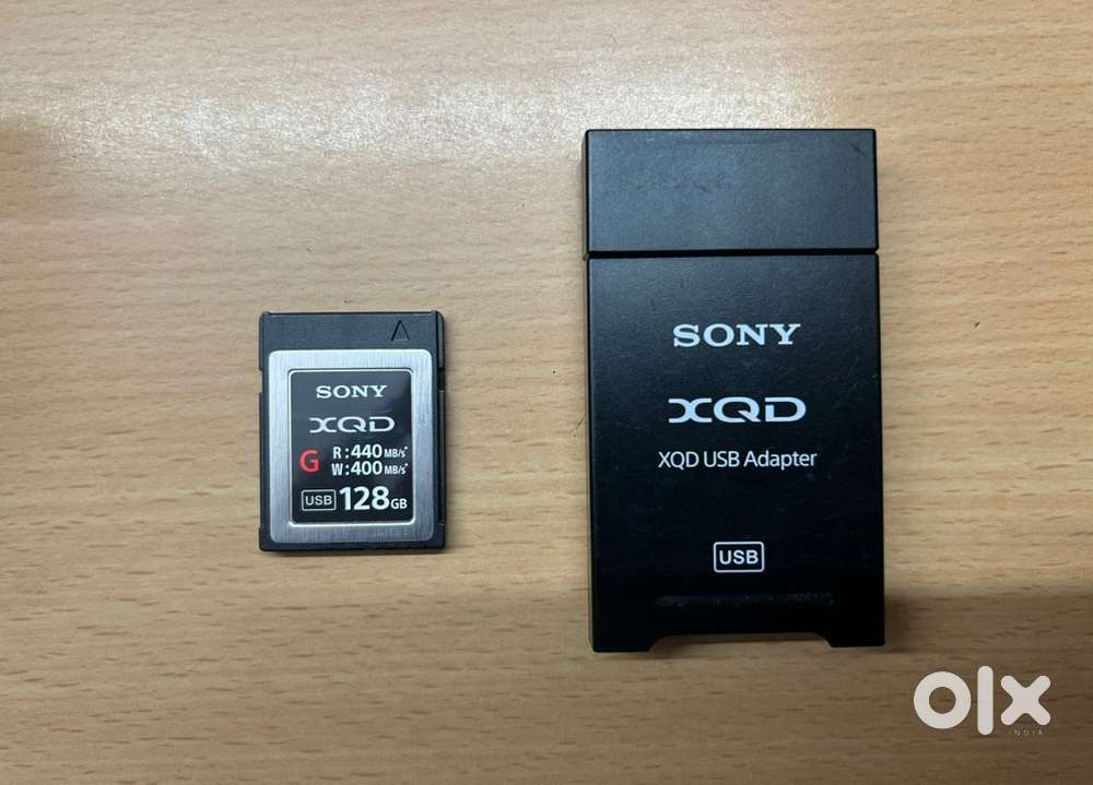 *Sony XQD card 128 GB with Sony XQD card reader