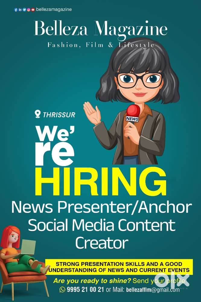 News video presenter