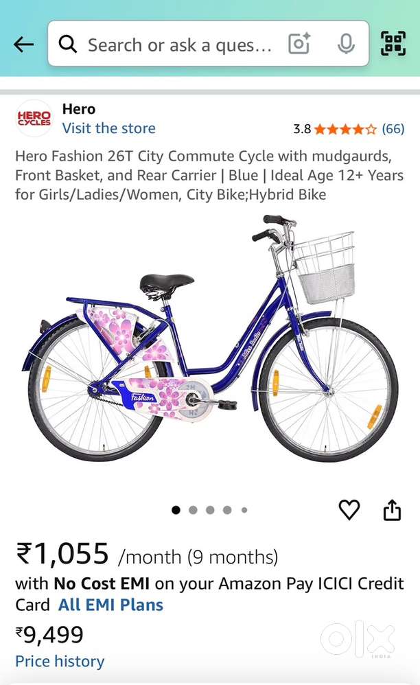 Hero Fashion 26T City Commute Cycle