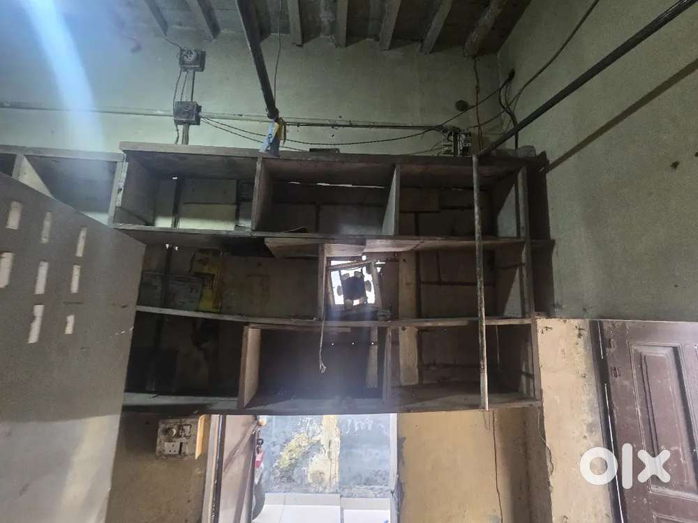 Wooden rack for shop