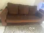 old sofa 3 seater and 2 seater couch