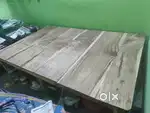Dubble Beaded Solid Wooden Bed for Sale – Durable and Spacious