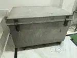 Solid Iron Body Trunk (Sandook) with Wooden Stand – Vintage & Durable