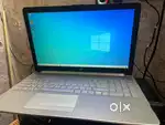 Office work setup Laptop and PC