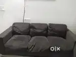 5 seater sofa brown colour
