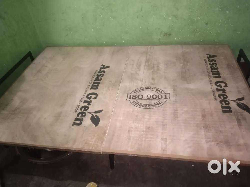 Folding double bed
