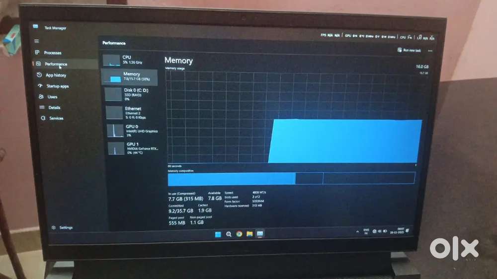I7 13 th gen 6gb 3050 lap . Perfect conditions. No damages