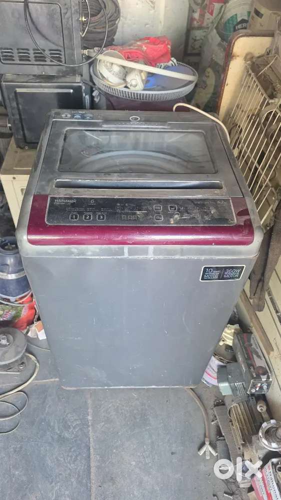 Whirlpool washing machine 6.2 kgs top load