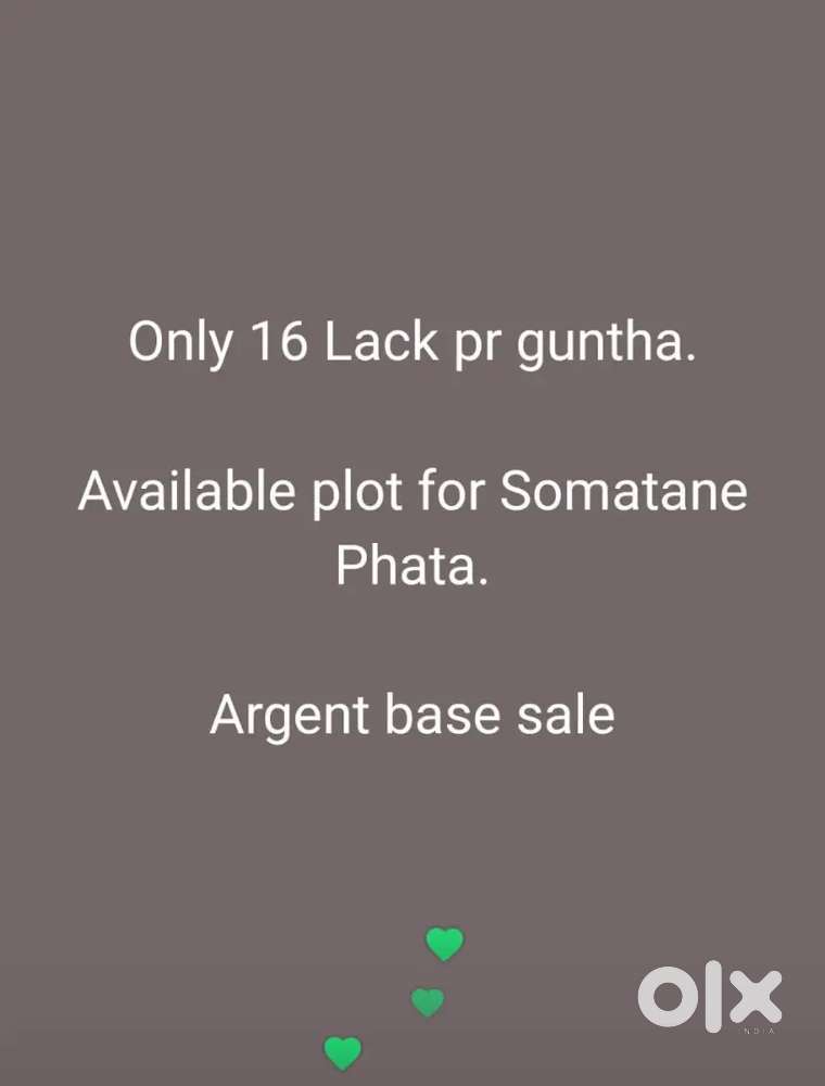 Very prime and low rate Plot available for sale sumatna Phata location