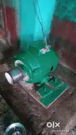 Moter+Aata chakki machine+Dhan kutti with parts