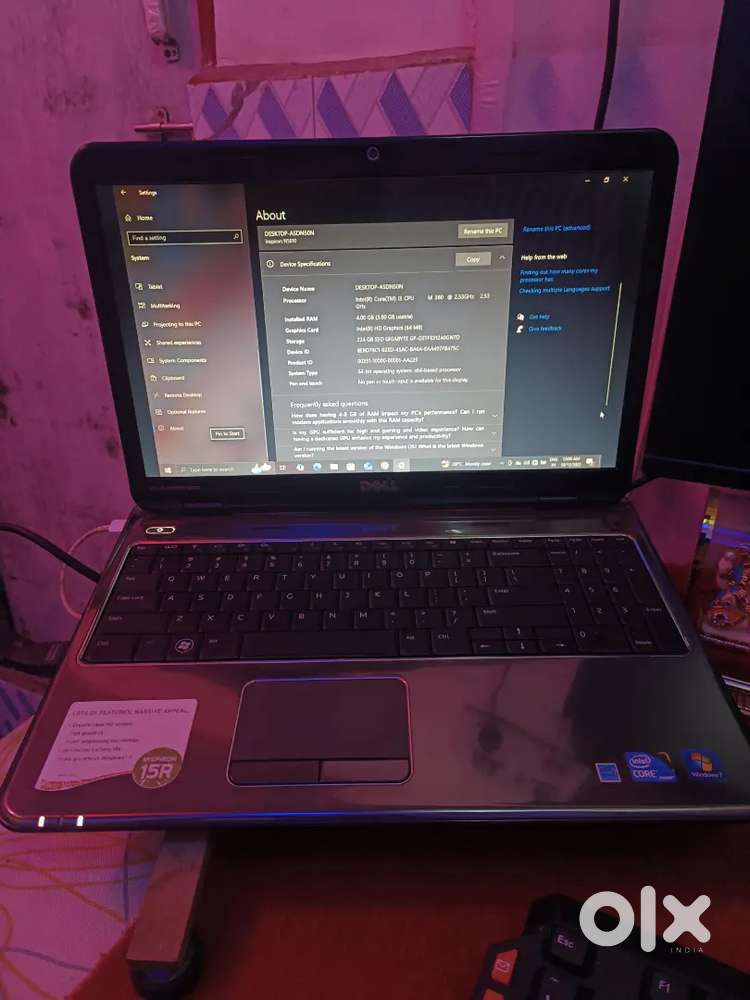 DELL ASDN50N LAPTOP